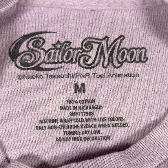 Sailor Moon Shirt Adult MEDIUM Purple Tie Dye Princess Serenity Anime Animation - Picture 3 of 6